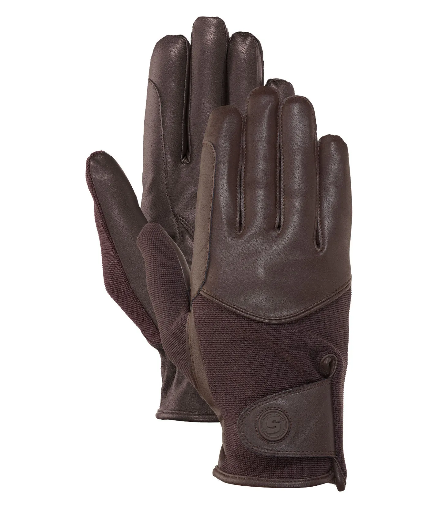 STEEDS Gants d'équitation d'hiver Copenhague chocolat noir New