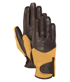STEEDS Gants d'équitation d'hiver Copenhague mangue dorée