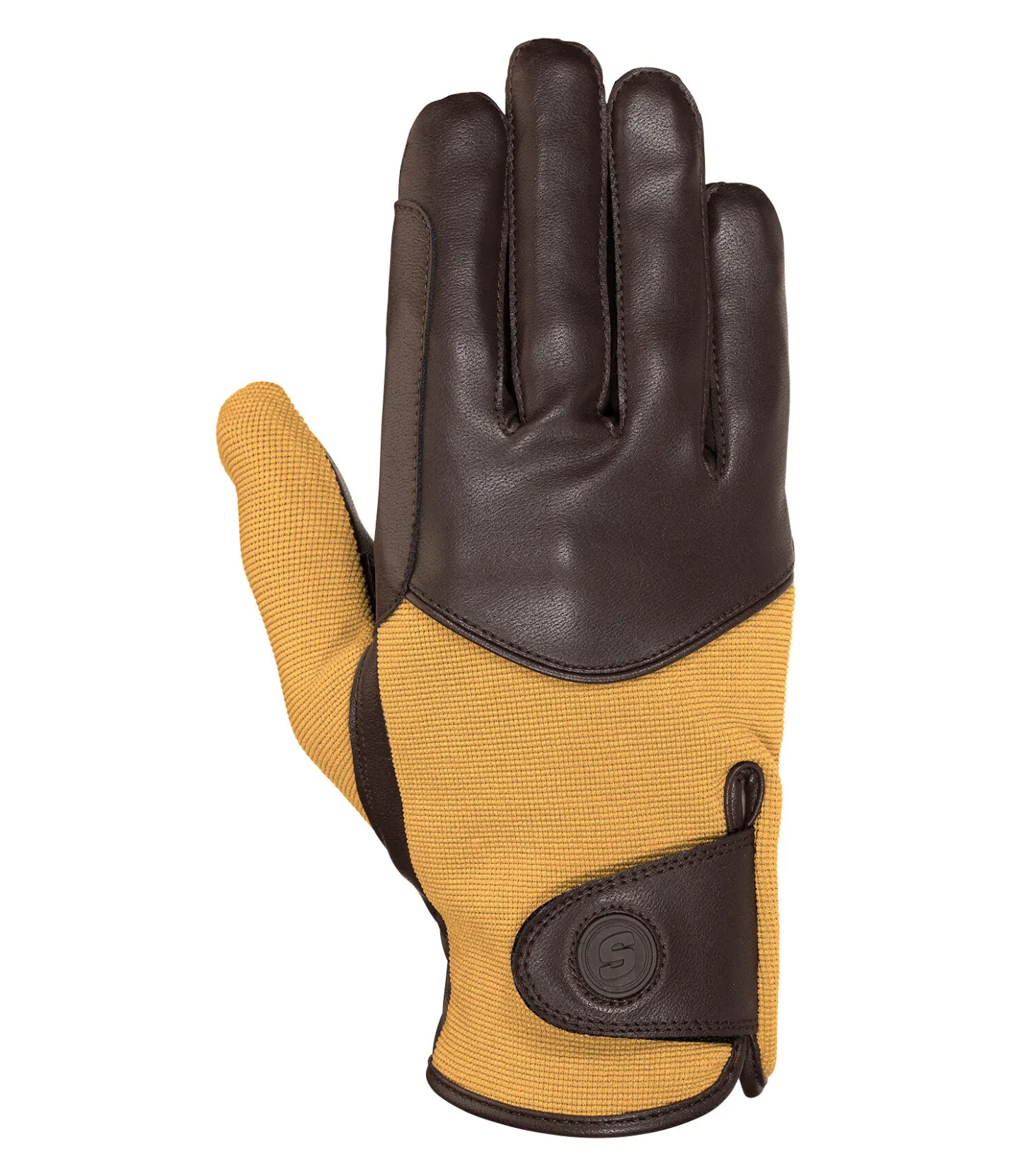 STEEDS Gants d'équitation d'hiver Copenhague mangue dorée