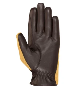 STEEDS Gants d'équitation d'hiver Copenhague mangue dorée