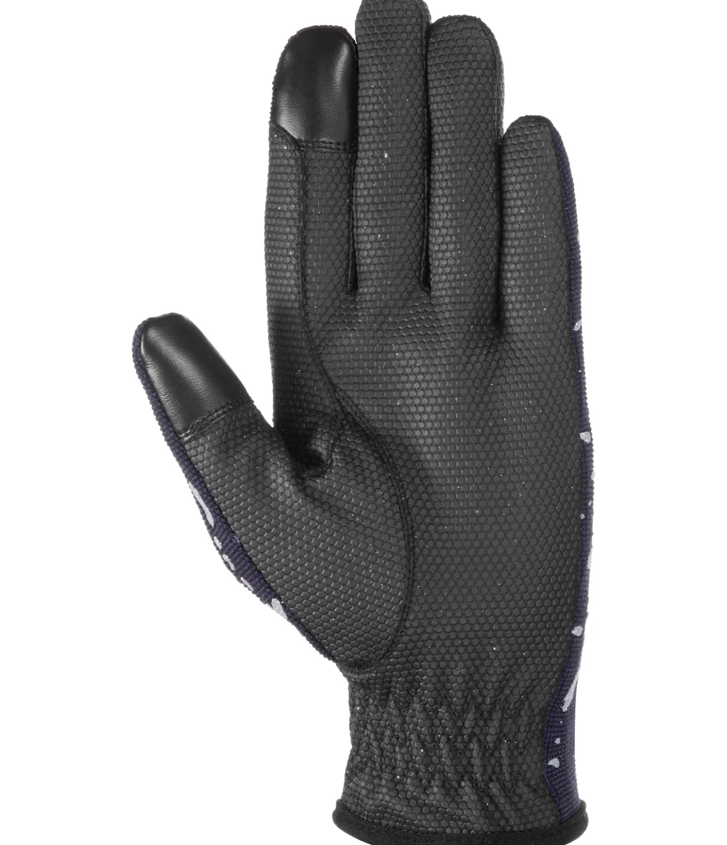STEEDS Gants d'équitation d'hiver Glitter marine