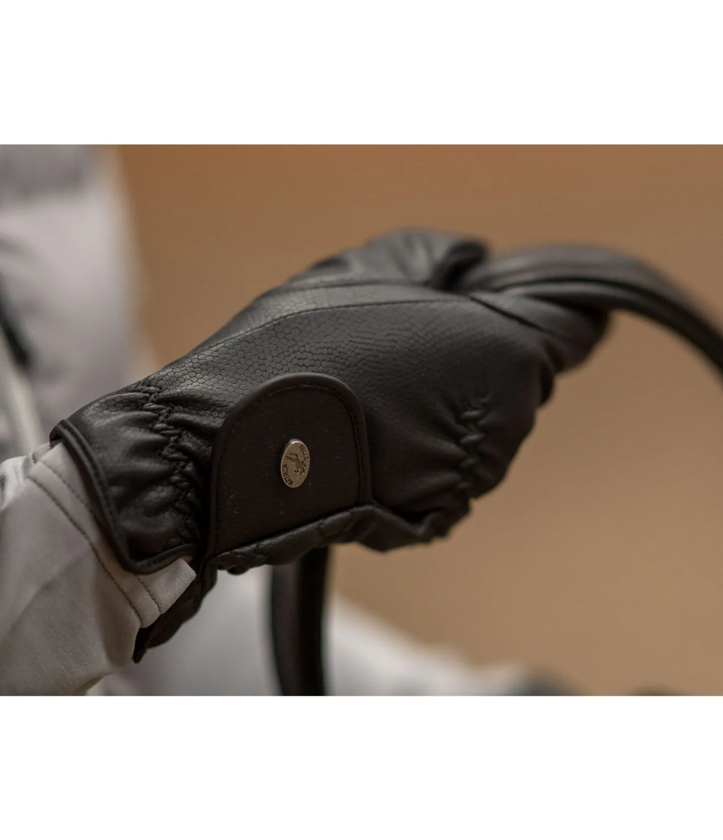 Felix Bühler Gants d'équitation d'hiver Rio Grip noir Outlet