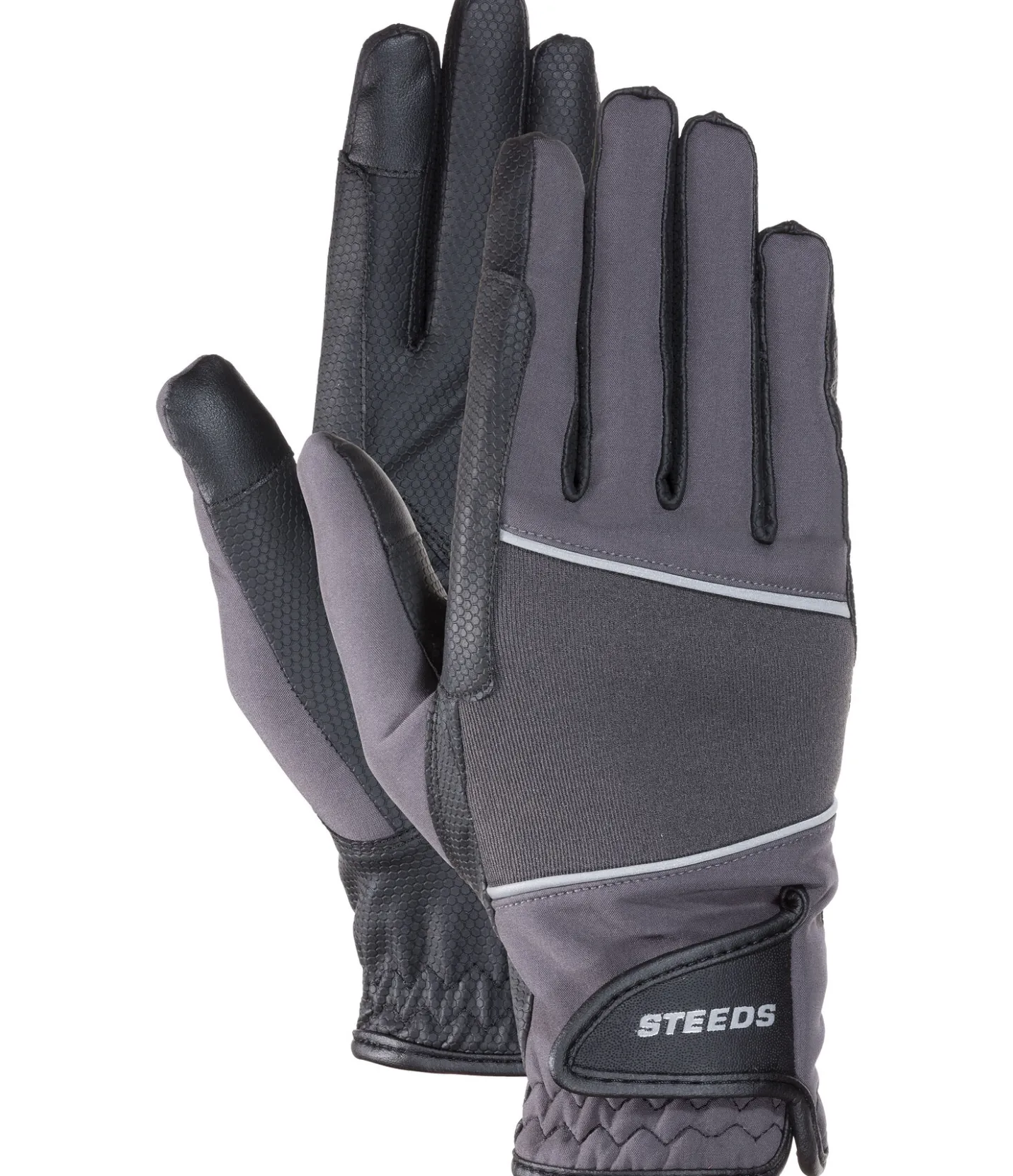 STEEDS Gants d'équitation d'hiver Rauris II carbone New