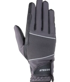 STEEDS Gants d'équitation d'hiver Rauris II carbone New