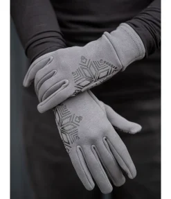 STEEDS Gants d'équitation d'hiver en polaire Galtür carbone New