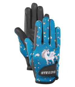 STEEDS Gants d'équitation d'hiver enfant Unicorn turquoise foncé Discount