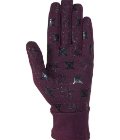STEEDS Gants d'équitation d'hiver en polaire Galtür vignoble Hot