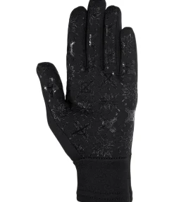 STEEDS Gants d'équitation d'hiver en polaire Galtür noir Best