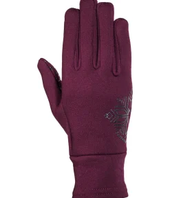 STEEDS Gants d'équitation d'hiver en polaire Galtür bordeaux Sale
