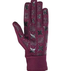 STEEDS Gants d'équitation d'hiver en polaire Galtür bordeaux Sale
