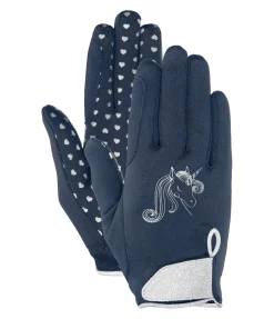STEEDS Gants d'équitation d'hiver enfant Diamant navy New