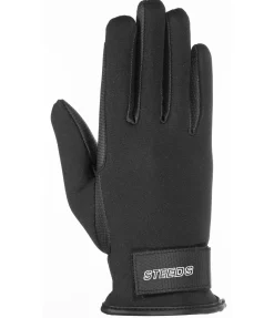 STEEDS Gants d'équitation d'hiver softshell Fiss noir Outlet