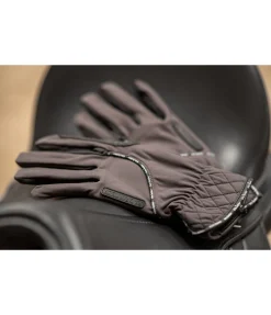 Felix Bühler Gants d'équitation d'hiver softshell Grip Tech carbone Best