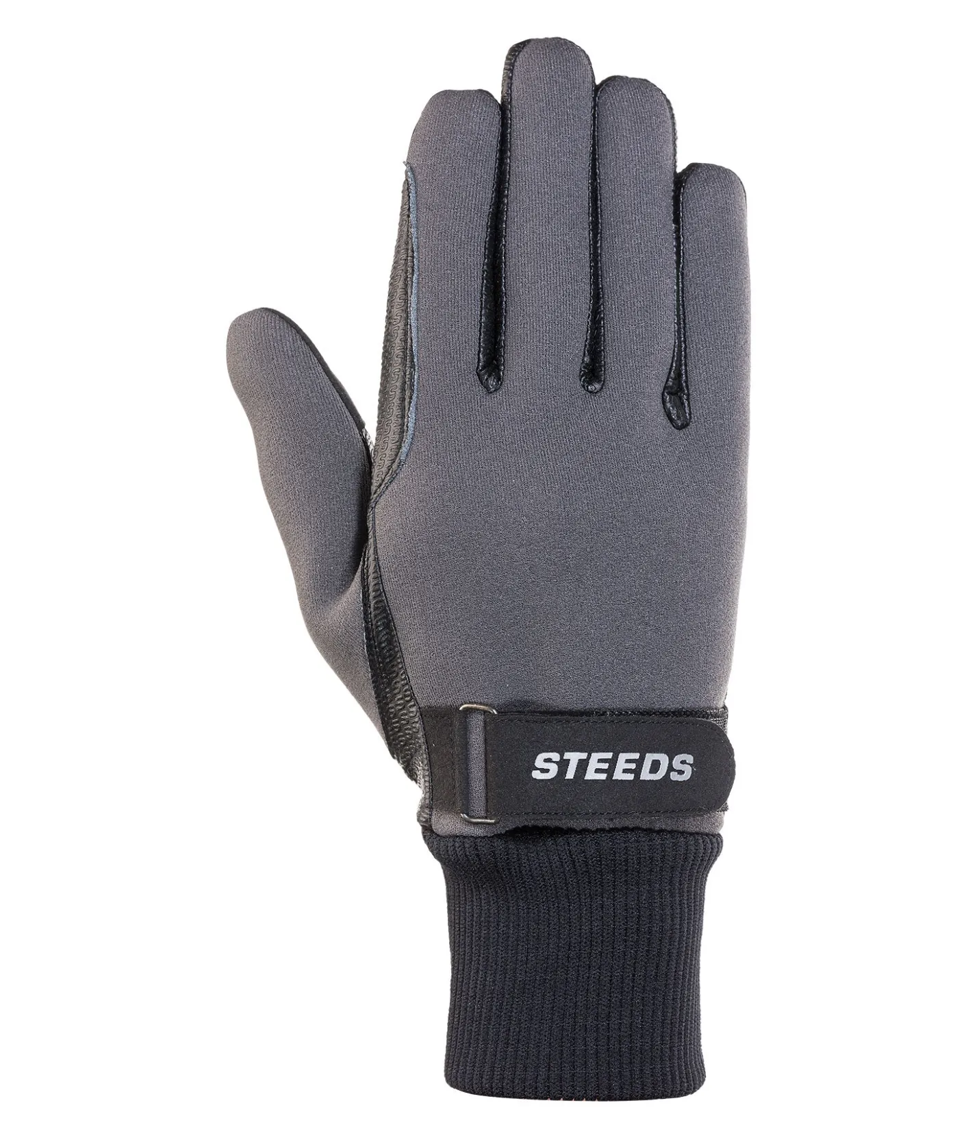 STEEDS Gants d'équitation d'hiver softshell Gerlos carbone Hot