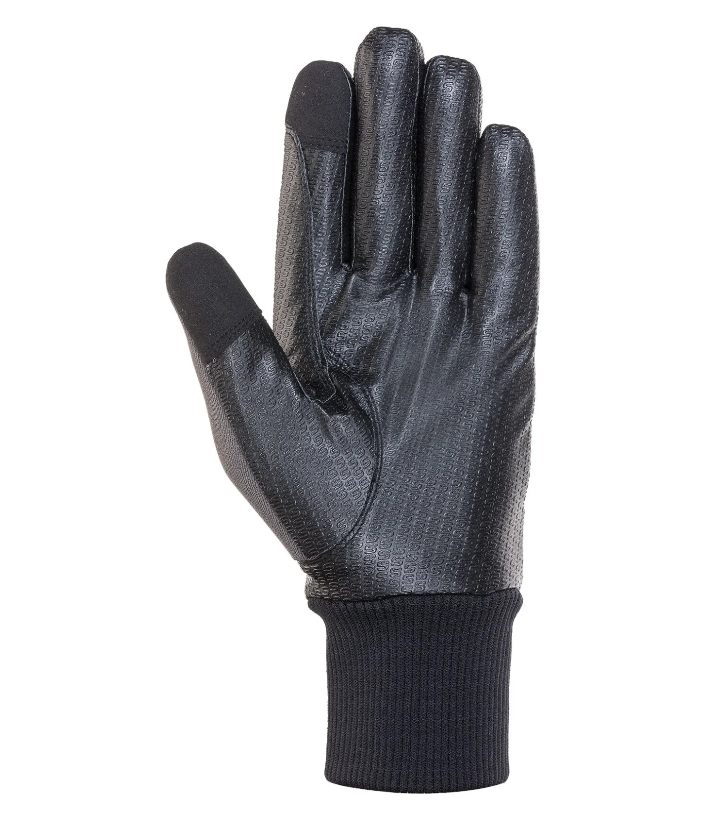 STEEDS Gants d'équitation d'hiver softshell Gerlos carbone Hot