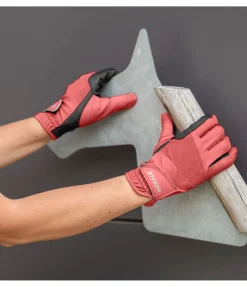 STEEDS Gants d'équitation d'été Mesh pêche lumineuse Hot