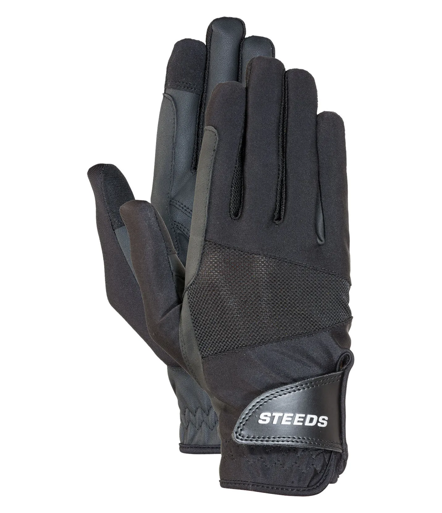 STEEDS Gants d'équitation d'été Mesh noir Outlet