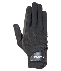 STEEDS Gants d'équitation d'été Mesh noir Outlet