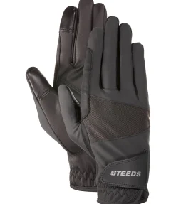 STEEDS Gants d'équitation d'été Mesh carbone Best