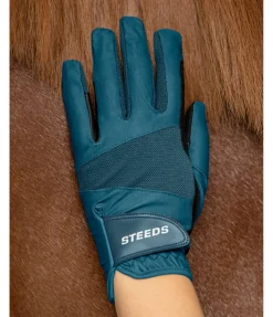 STEEDS Gants d'équitation d'été Mesh turquoise foncé Sale