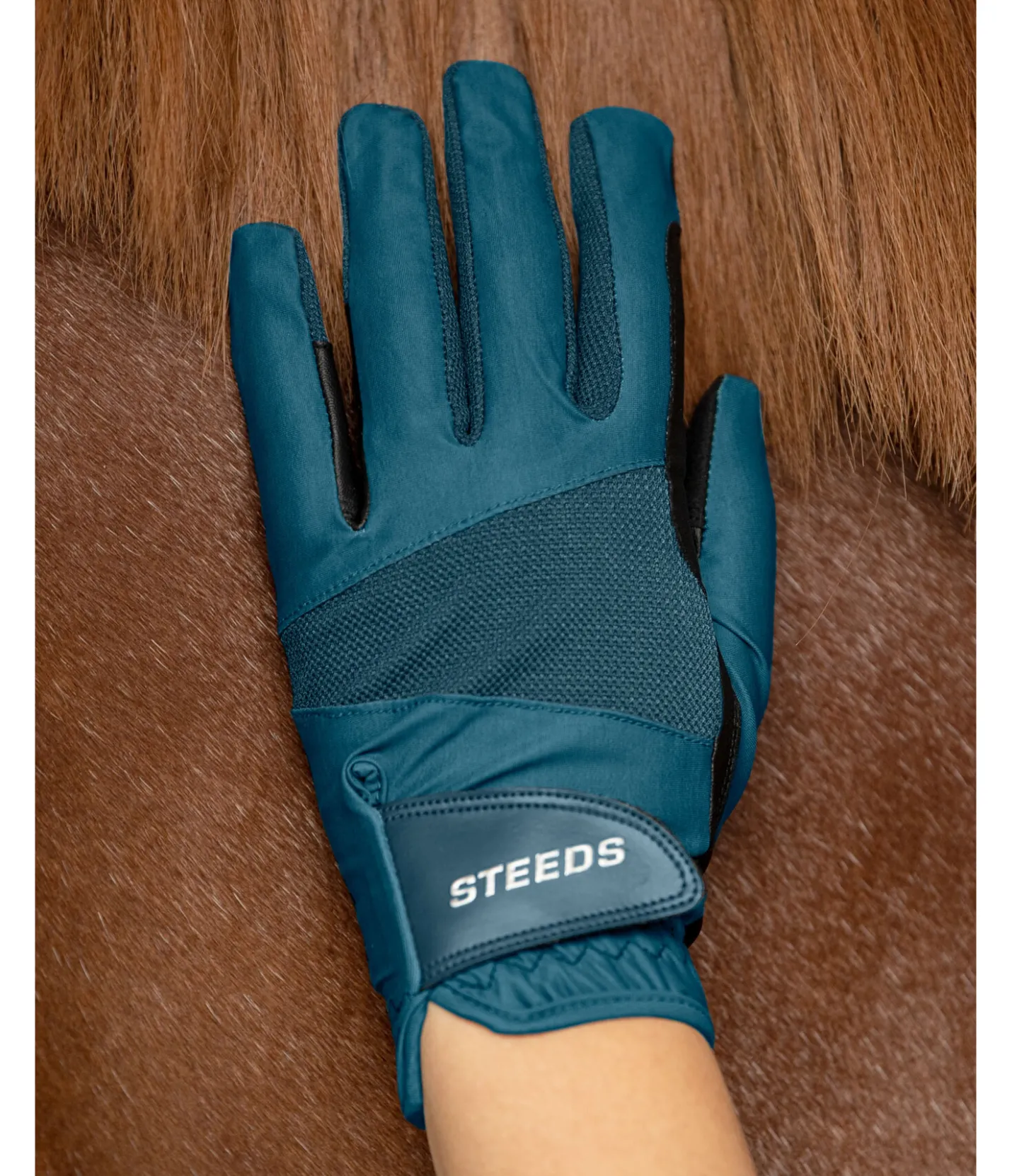 STEEDS Gants d'équitation d'été Mesh turquoise foncé Sale