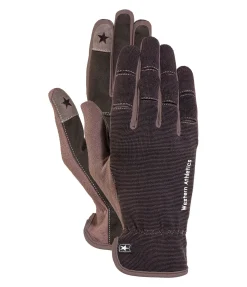 STONEDEEK Gants d'équitation d'été Omeo chocolat noir New