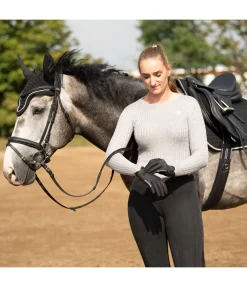 Felix Bühler Gants d'équitation d'été Light Mesh noir Outlet