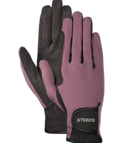 STEEDS Gants d'équitation d'été Orlando violet ancien Clearance