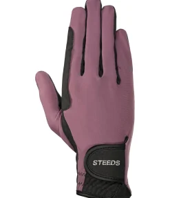 STEEDS Gants d'équitation d'été Orlando violet ancien Clearance