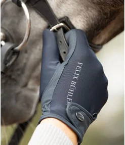Felix Bühler Gants d'équitation d'été Sion navy