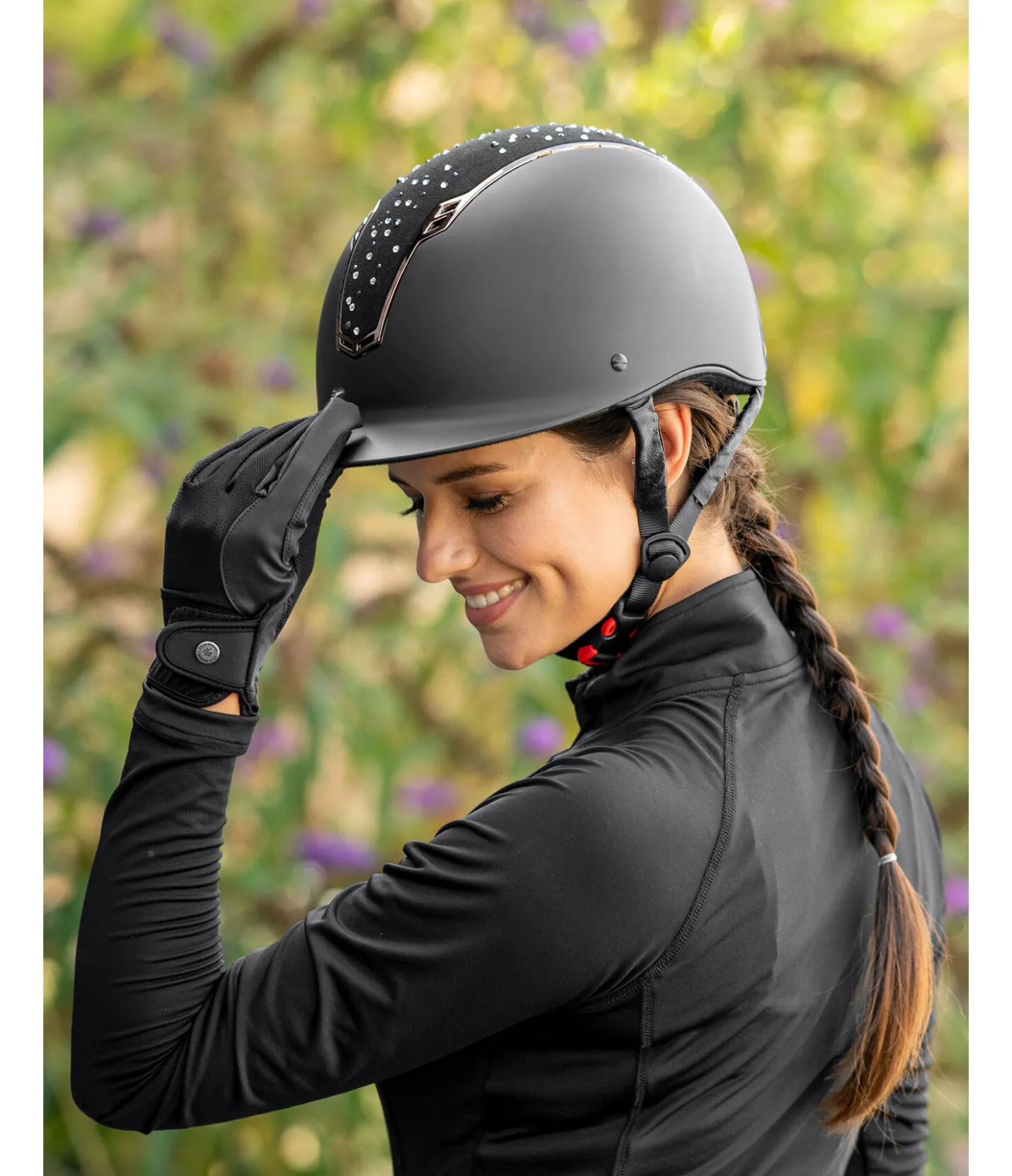 Felix Bühler Gants d'équitation d'été Sway II noir Clearance