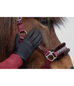 FENGUR Gants d'équitation hiver noir Hot