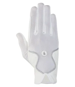 Felix Bühler Gants d'équitation été Donna blanc Outlet