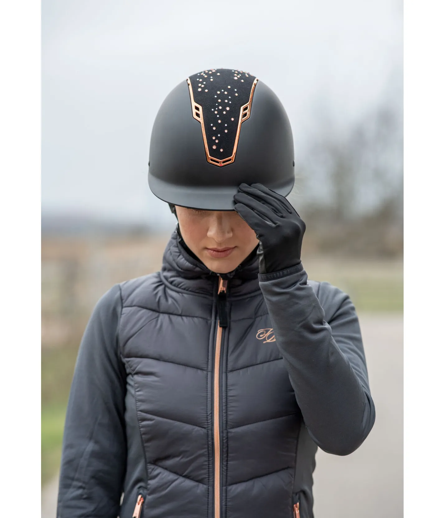 STEEDS Gants d'équitation toutes saisons noir