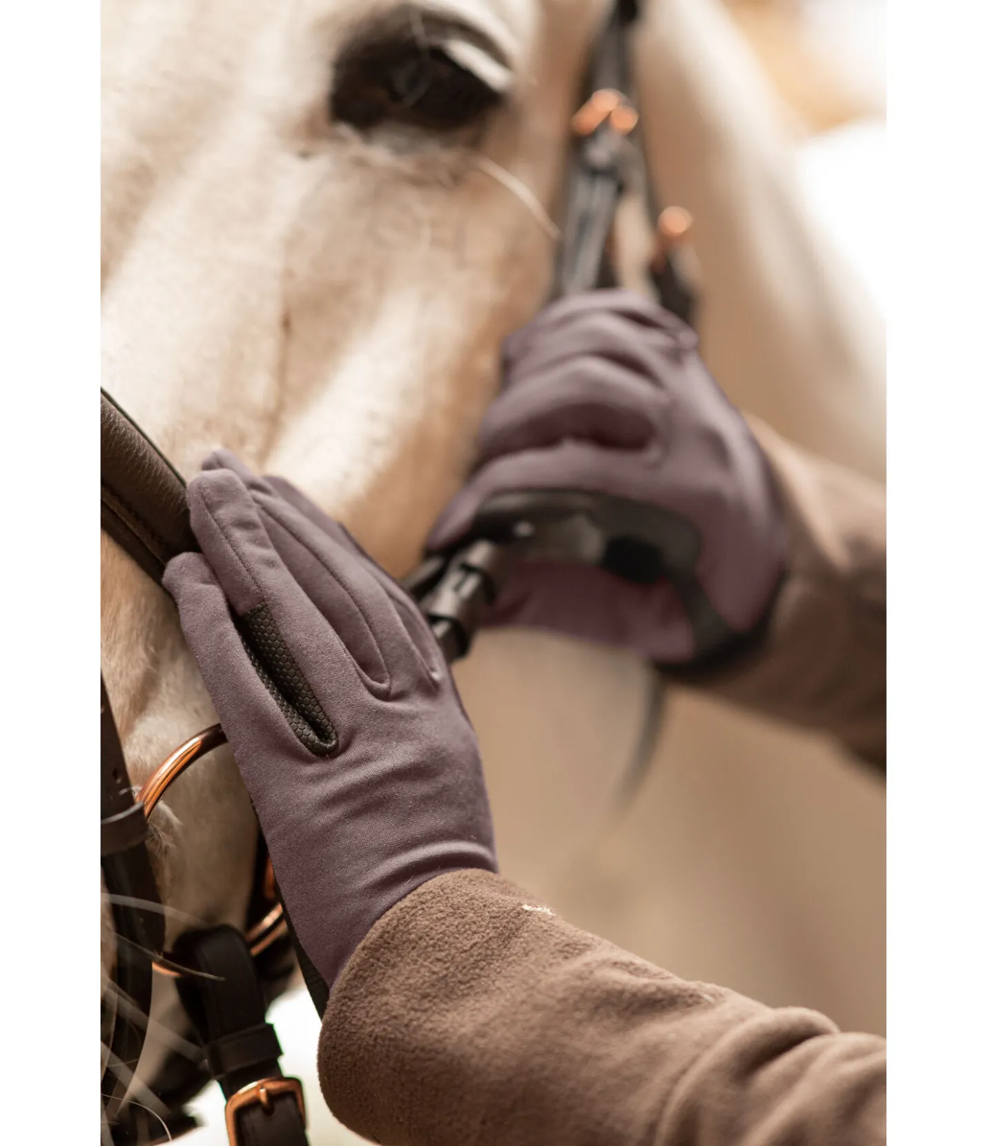 STEEDS Gants d'équitation toutes saisons noix Clearance