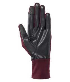 STEEDS Gants d'équitation toutes saisons bordeaux Discount