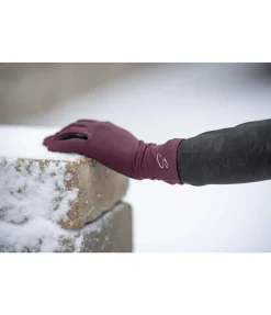 STEEDS Gants d'équitation toutes saisons bordeaux Discount