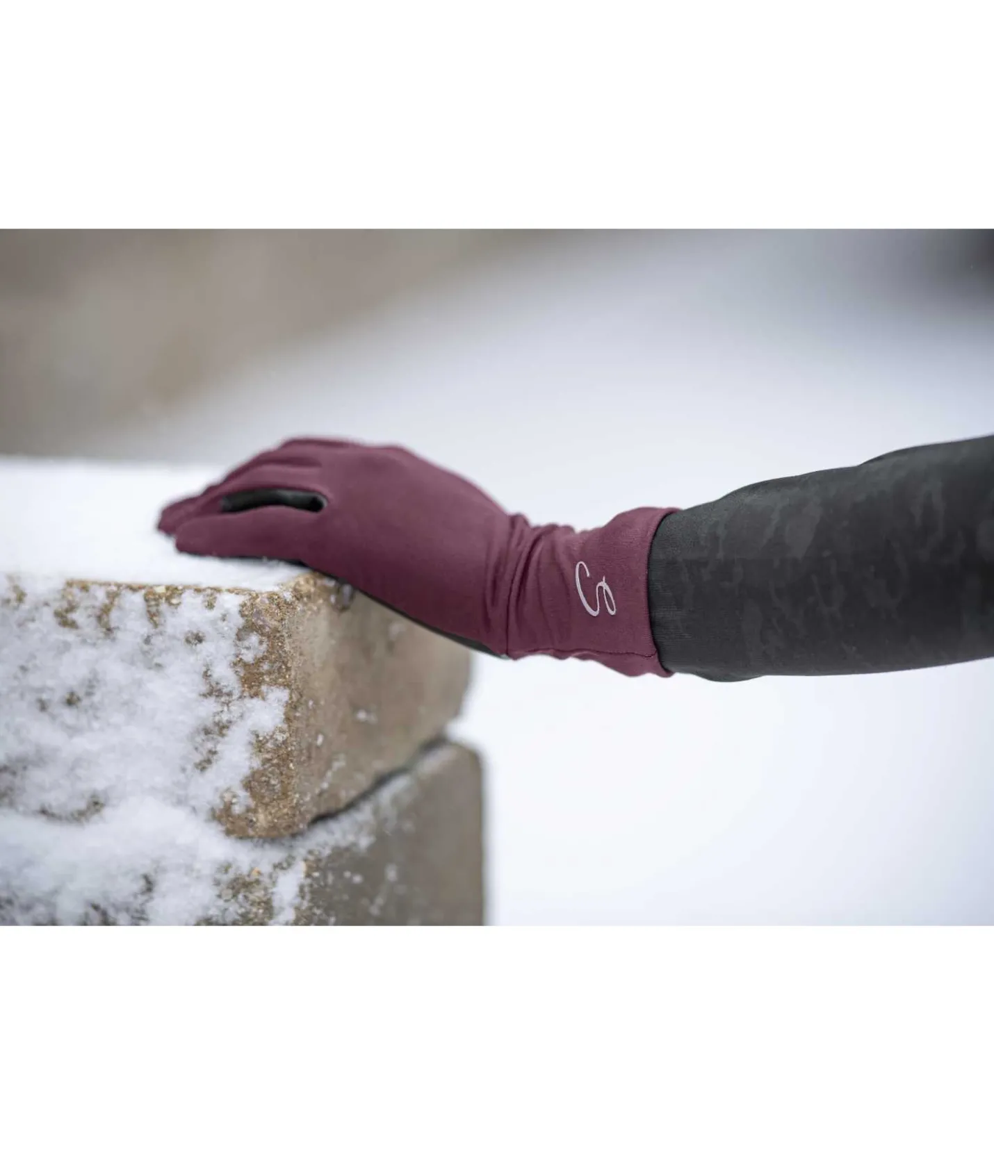STEEDS Gants d'équitation toutes saisons bordeaux Discount