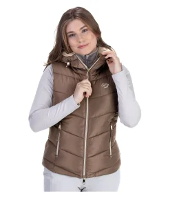 Felix Bühler Gilet d'équitation à capuche Lena cannelle Best