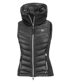 Felix Bühler Gilet d'équitation bi-matière à capuche Zoey noir Online