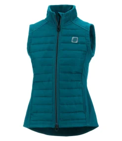 STEEDS Gilet d'équitation bi-matière Cleo II turquoise foncé Outlet
