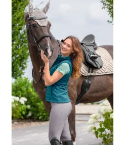 STEEDS Gilet d'équitation bi-matière Cleo II turquoise foncé Outlet