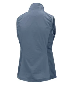 Felix Bühler Gilet d'équitation bi-matière Jeanne bleu fumée Hot
