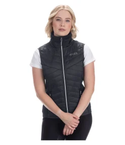 FENGUR Gilet d'équitation bi-matière Fjola noir Discount