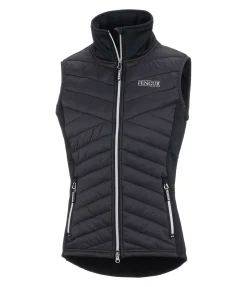 FENGUR Gilet d'équitation bi-matière Fjola noir Discount