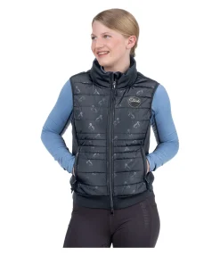 STEEDS Gilet d'équitation bi-matière Enfant Sarah II marine Discount