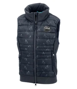 STEEDS Gilet d'équitation bi-matière Enfant Sarah II marine Discount