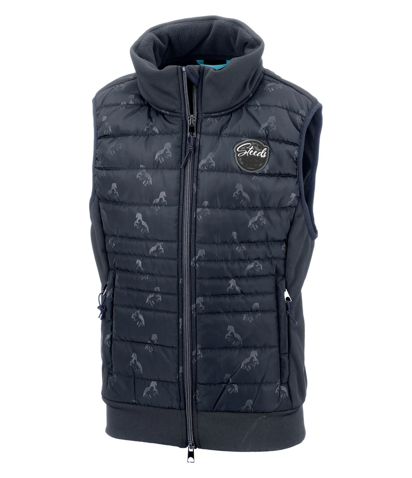 STEEDS Gilet d'équitation bi-matière Enfant Sarah II marine Discount