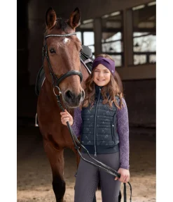 STEEDS Gilet d'équitation bi-matière Enfant Sarah II marine Discount