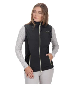 Felix Bühler Gilet d'équitation bi-matière Jeanne noir Hot